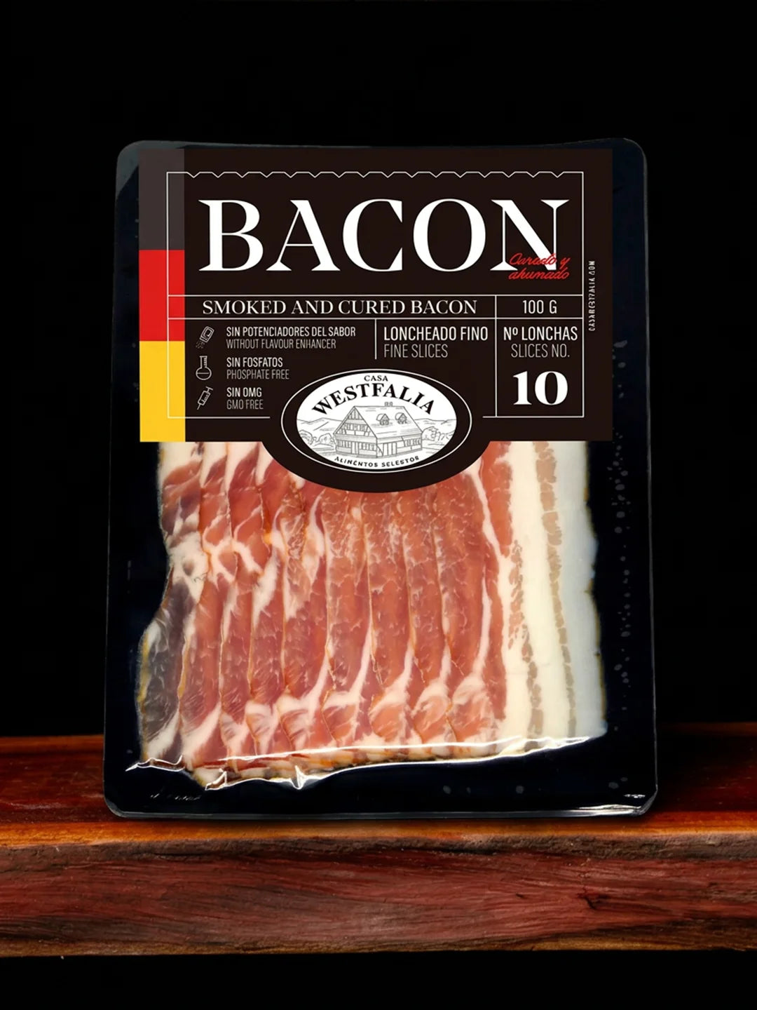 Bacon Curado Ahumado Lonchas